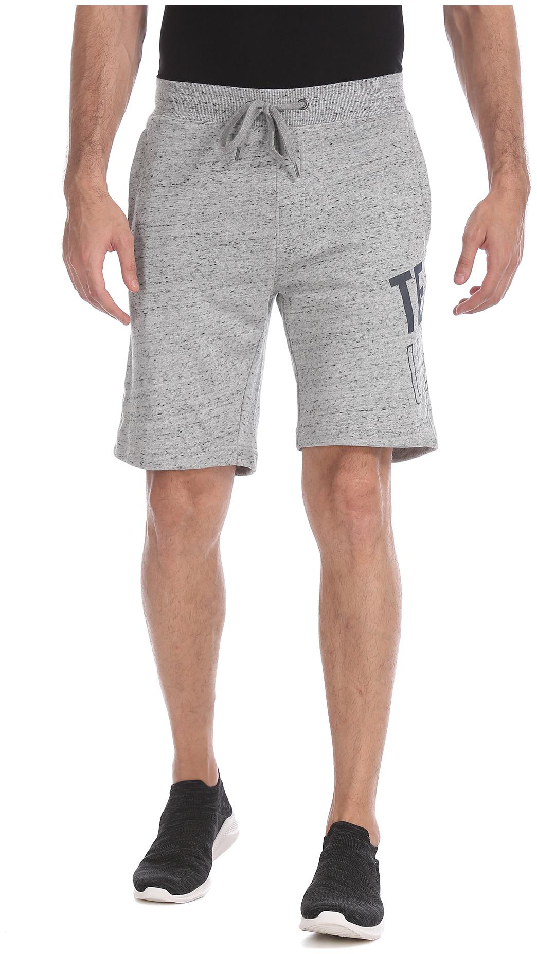 

U S Polo Assn Men Grey Regular Fit Regular Shorts
