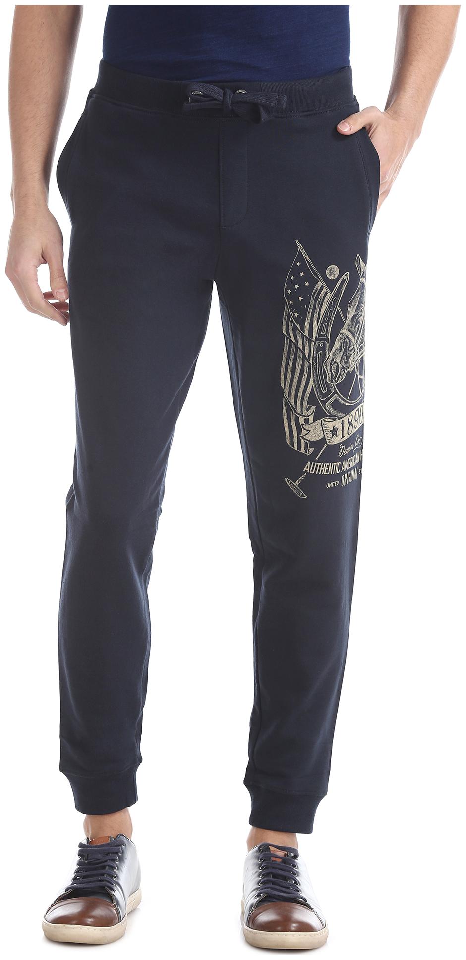 

U S Polo Assn Men Blue Solid Regular fit Joggers