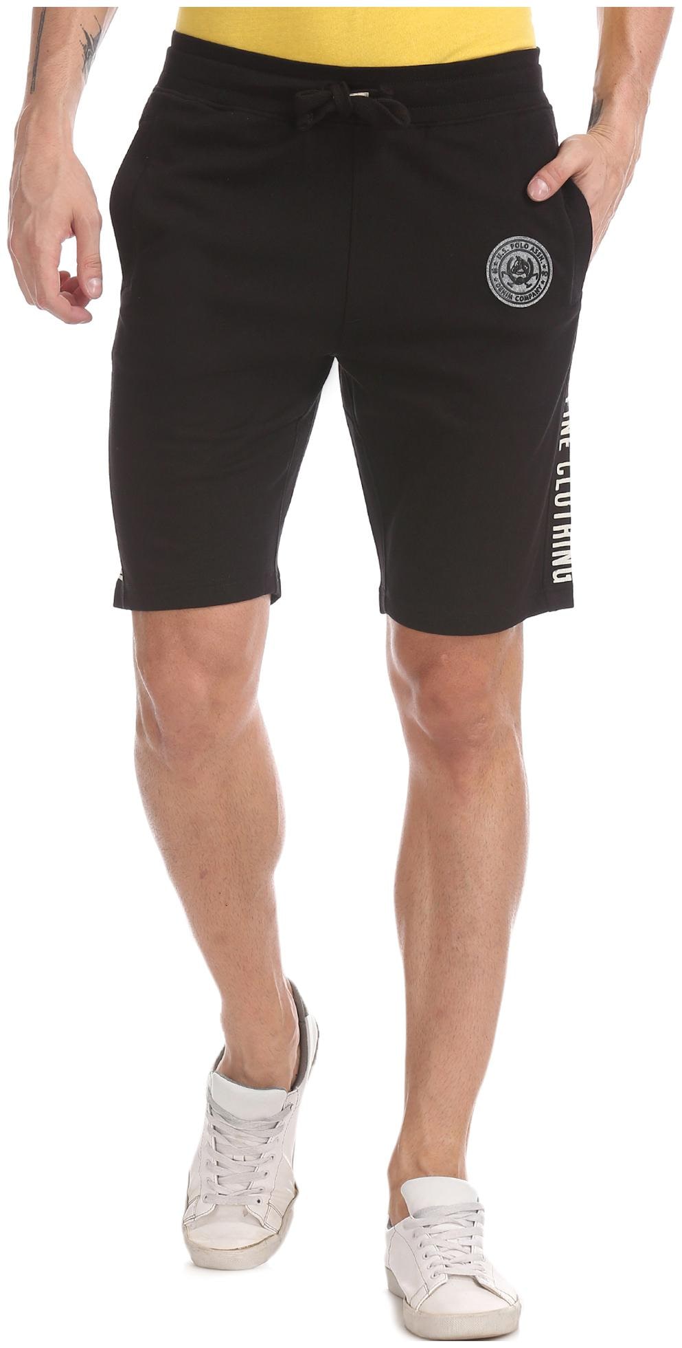 

U S Polo Assn Men Black Regular Fit Regular Shorts