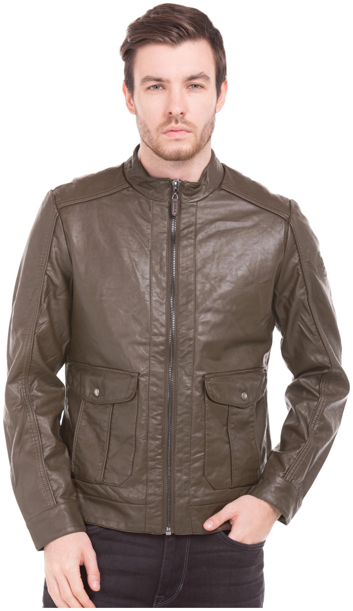 

U S Polo Assn Denim Co Regular Fit Textured Biker Jacket