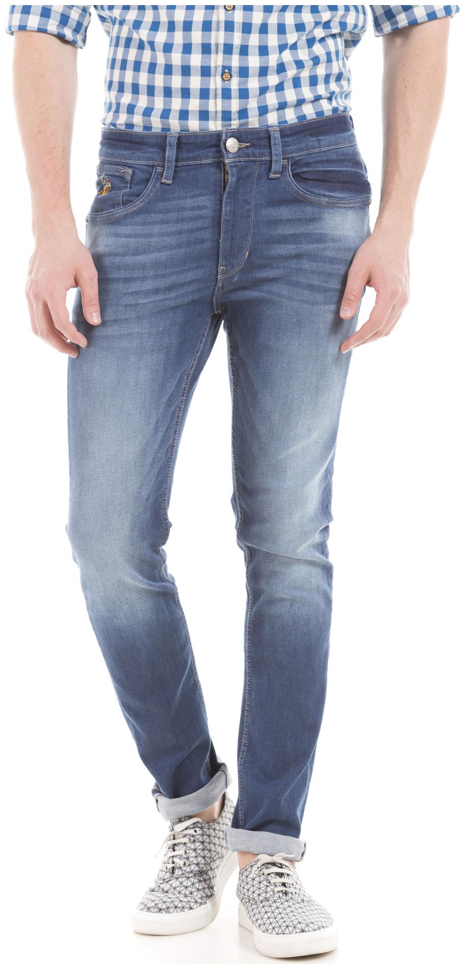 

U S Polo Assn Men Blue Skinny Fit Jeans