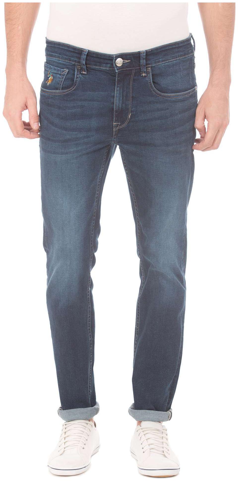 

U S Polo Assn Men Blue Skinny Fit Jeans