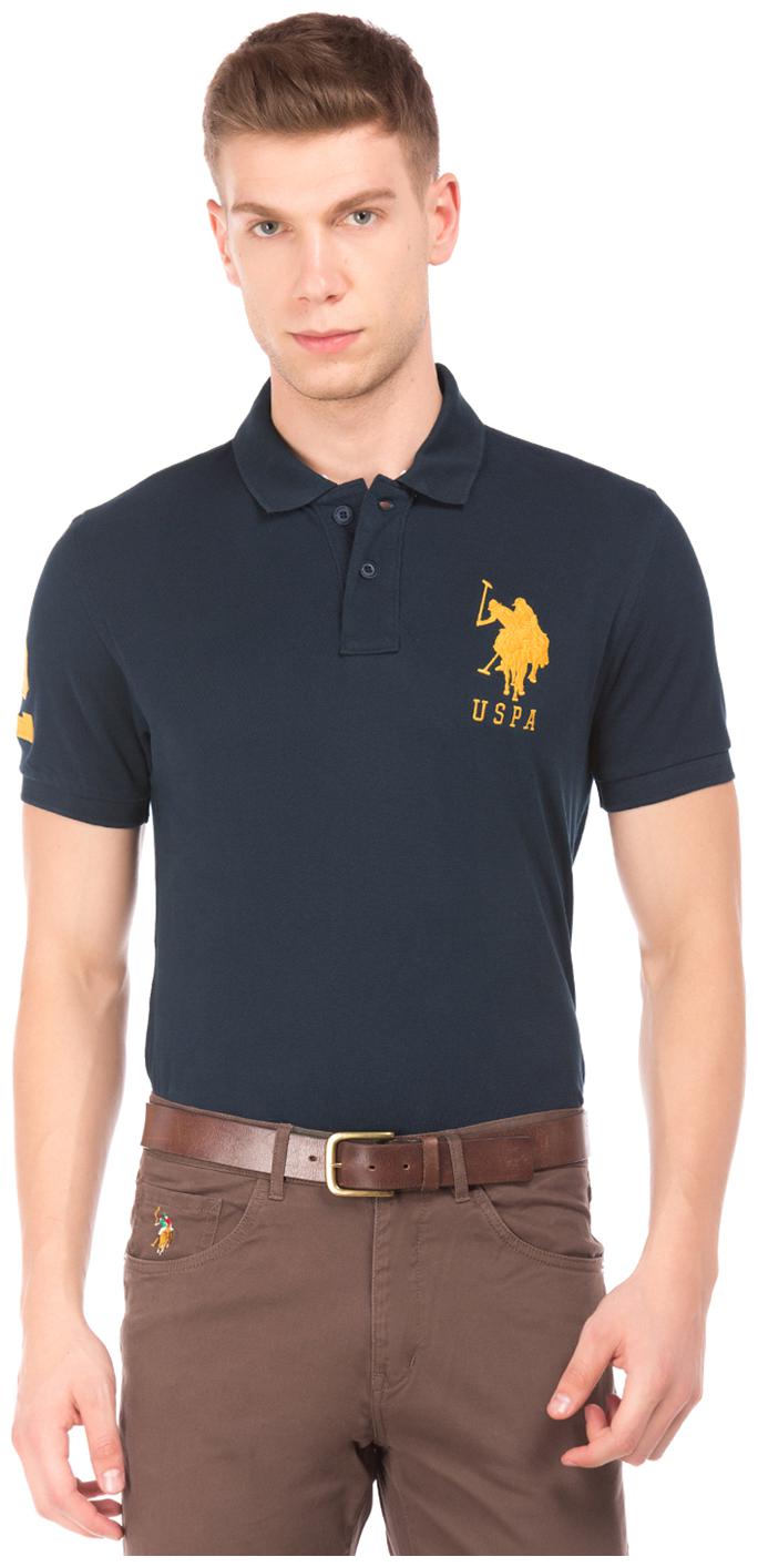 

U S Polo Assn Men Black Regular fit Cotton Henley neck T-Shirt - Pack Of 1