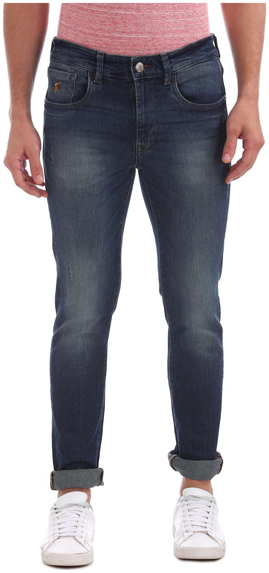 

U S Polo Assn Men Blue Skinny Fit Jeans