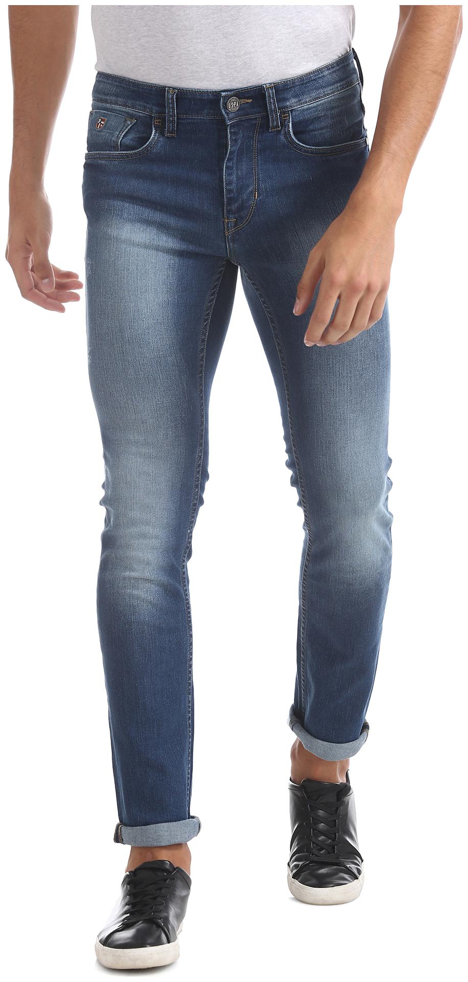 

U S Polo Assn Men Blue Skinny Fit Jeans