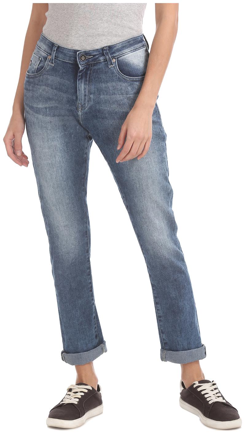 

U S Polo Assn Women Blue Straight fit Jeans
