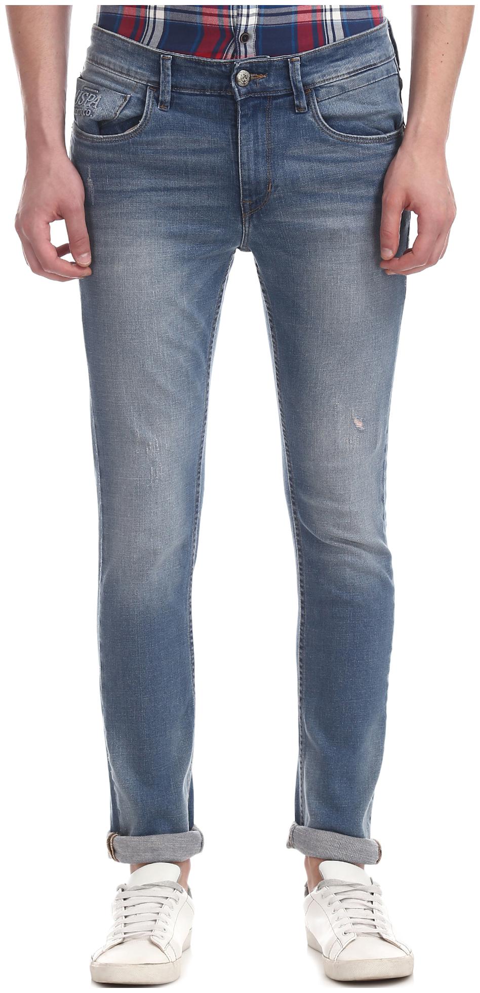

U S Polo Assn Men Blue Skinny Fit Jeans