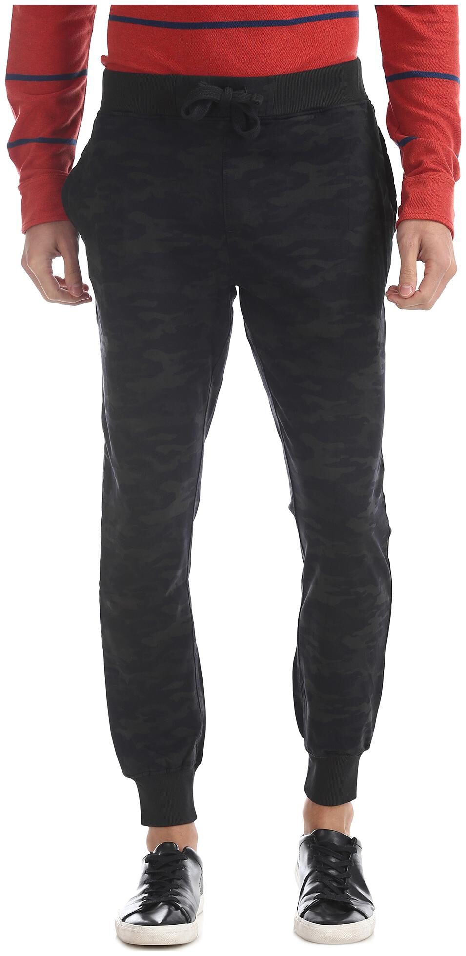 

U S Polo Assn Men Black Solid Regular fit Joggers