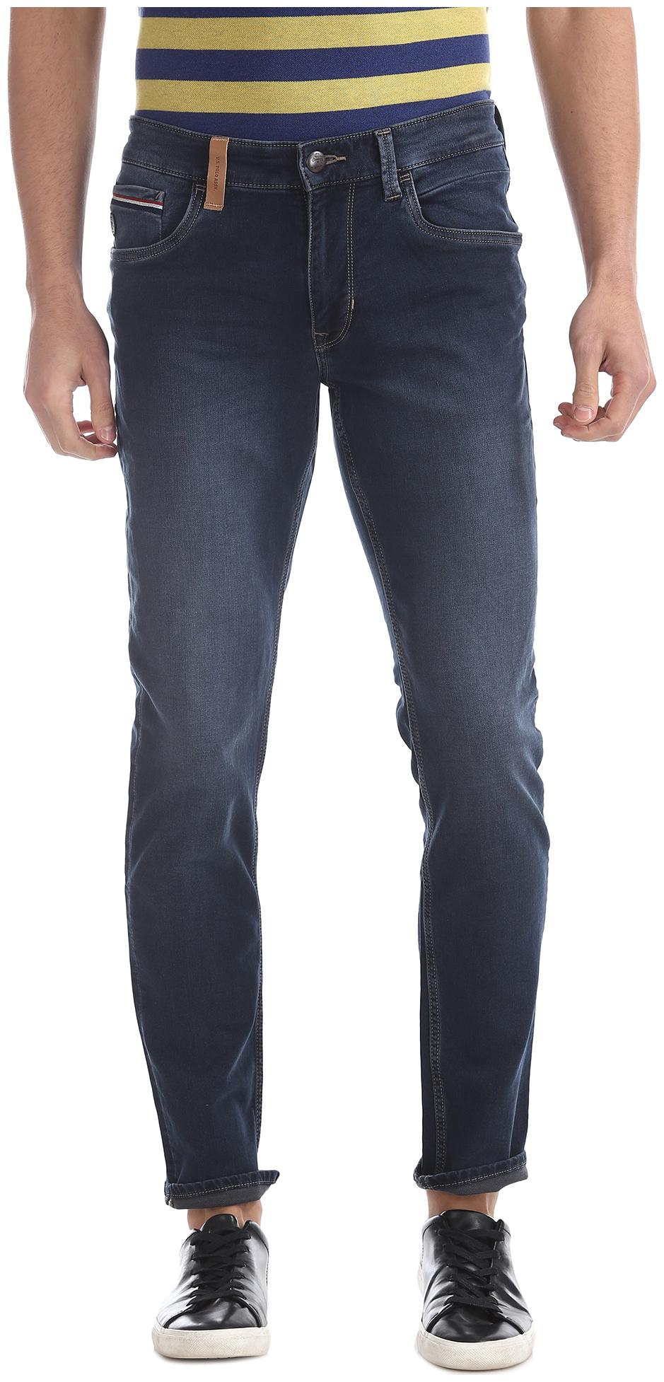 

U S Polo Assn Men Blue Tapered Fit Jeans