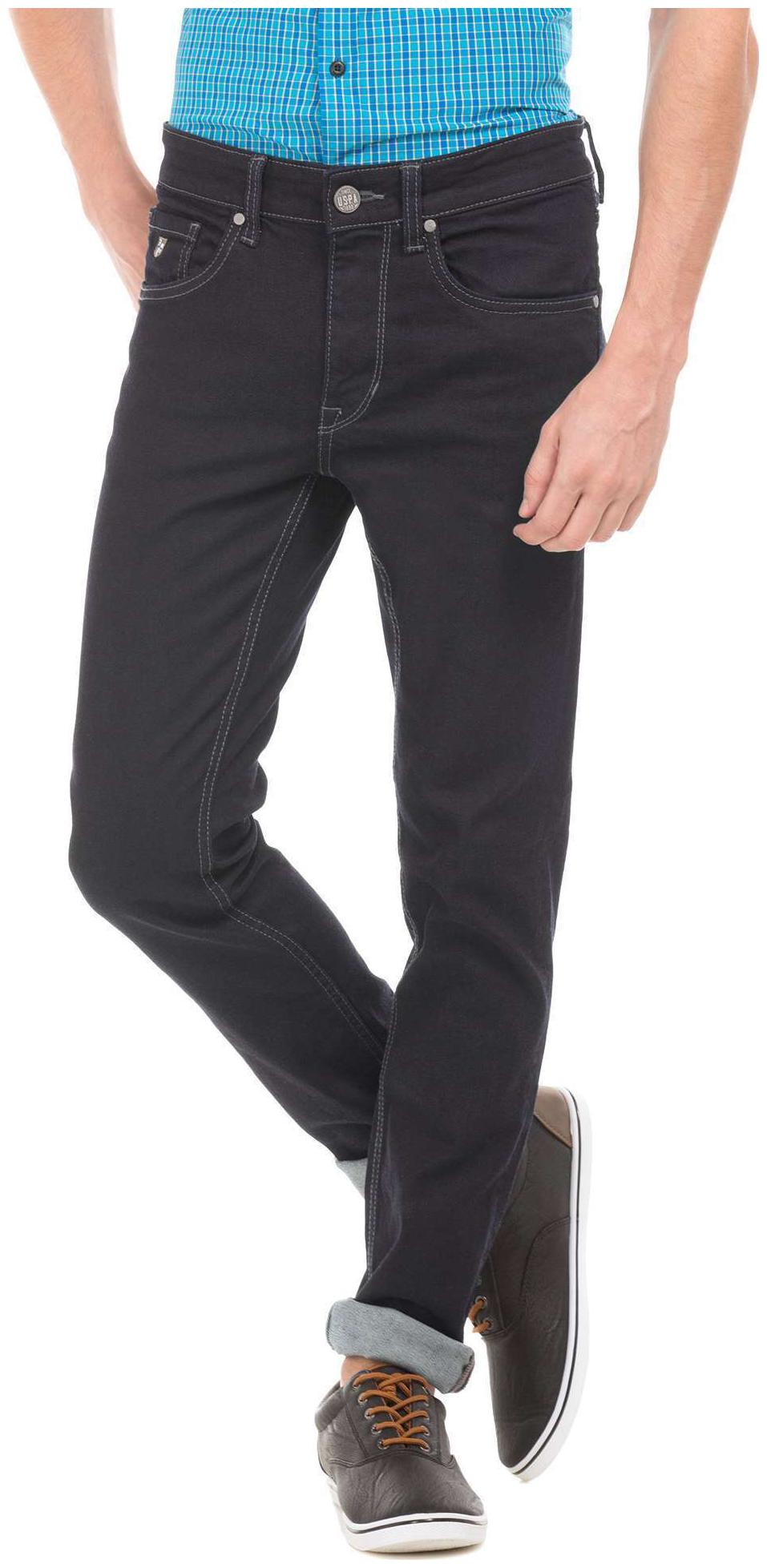 

U S Polo Assn Men Black Slim Fit Jeans