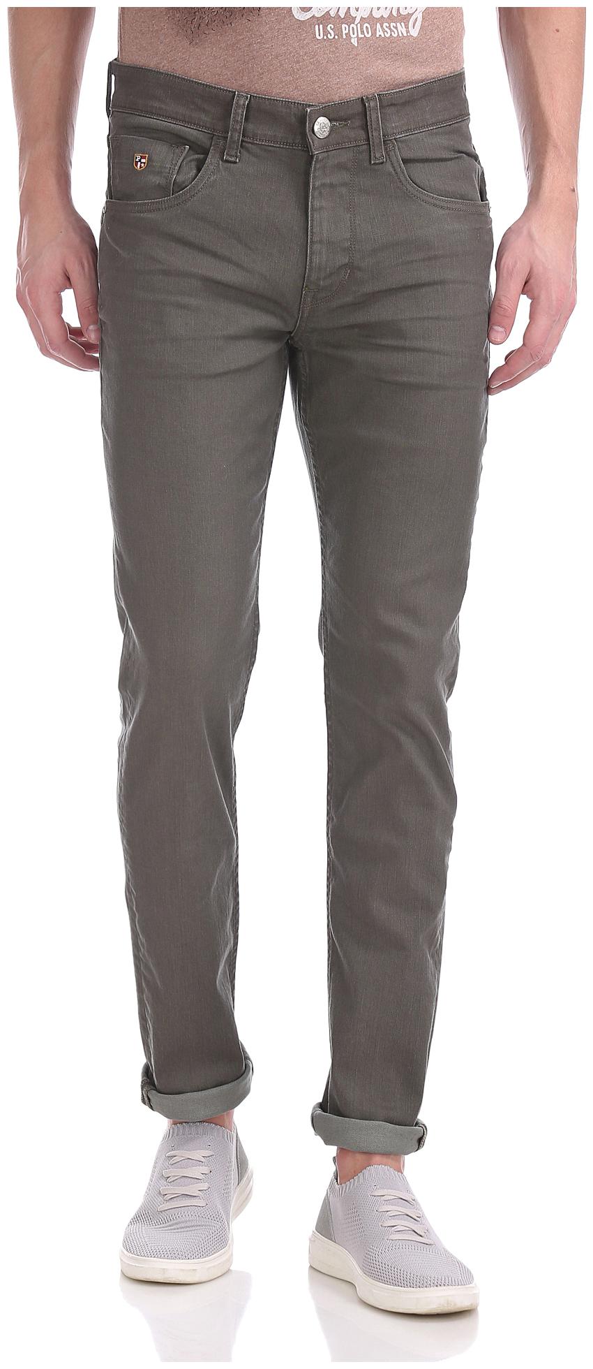 

U S Polo Assn Men Brown Tapered Fit Jeans
