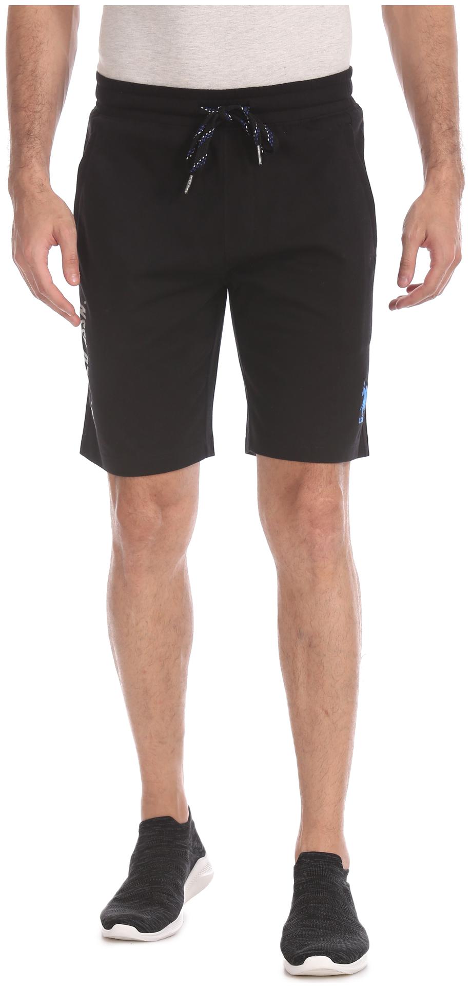 

U S Polo Assn Men Black Regular Fit Regular Shorts
