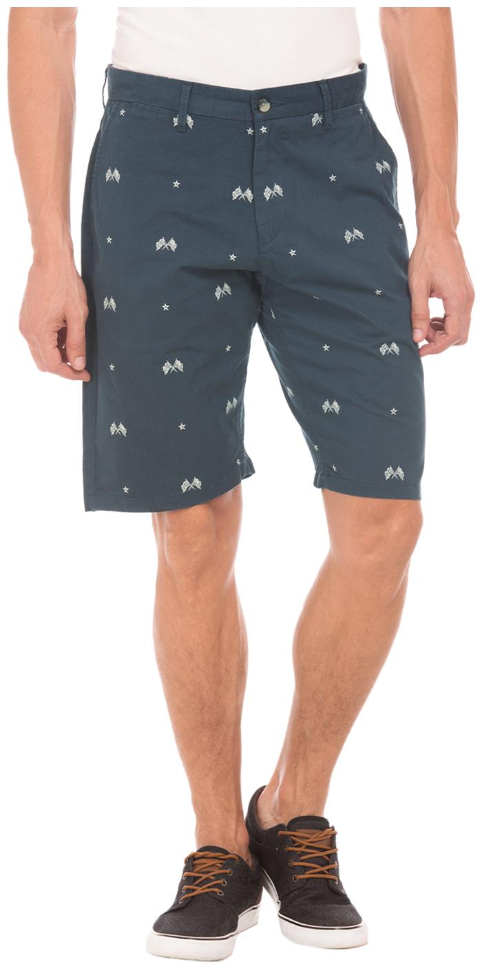 

U S Polo Assn Men Blue Regular Fit Denim Shorts