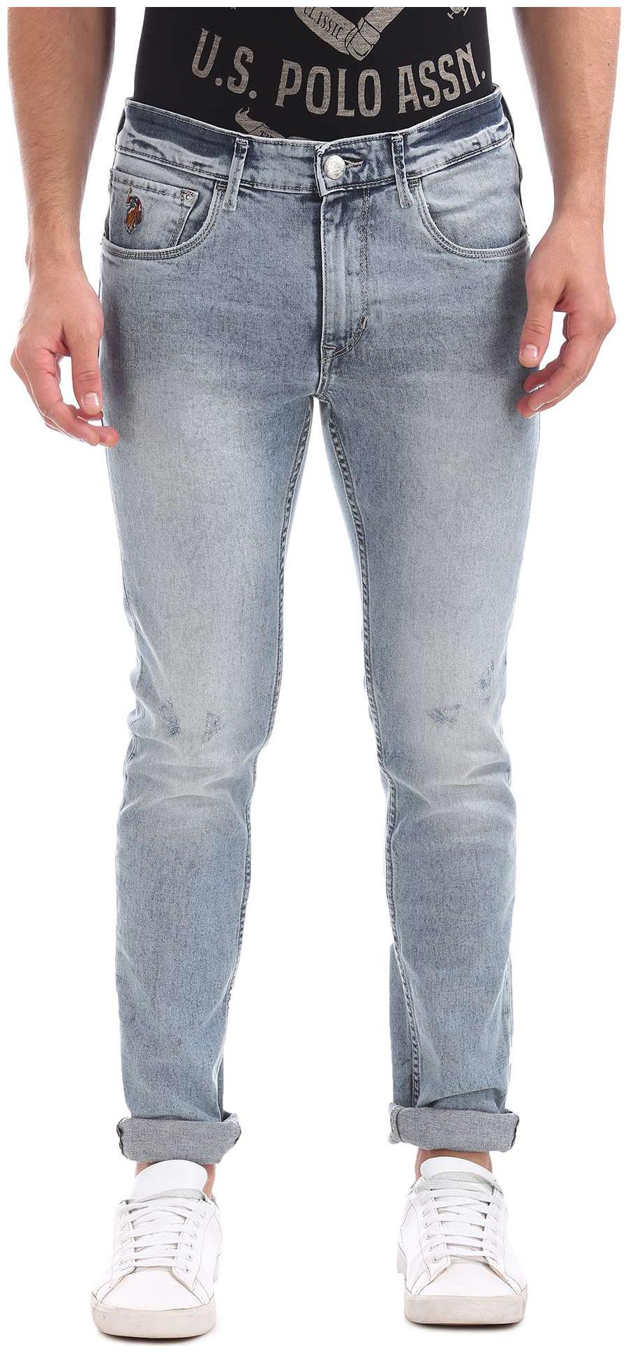 

U S Polo Assn Men Blue Skinny Fit Jeans