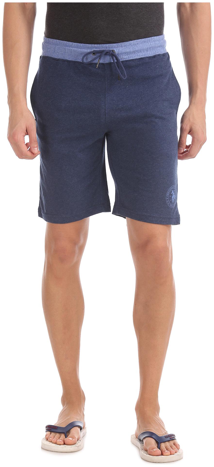 

U S Polo Assn Men Blue Regular Fit Regular Shorts