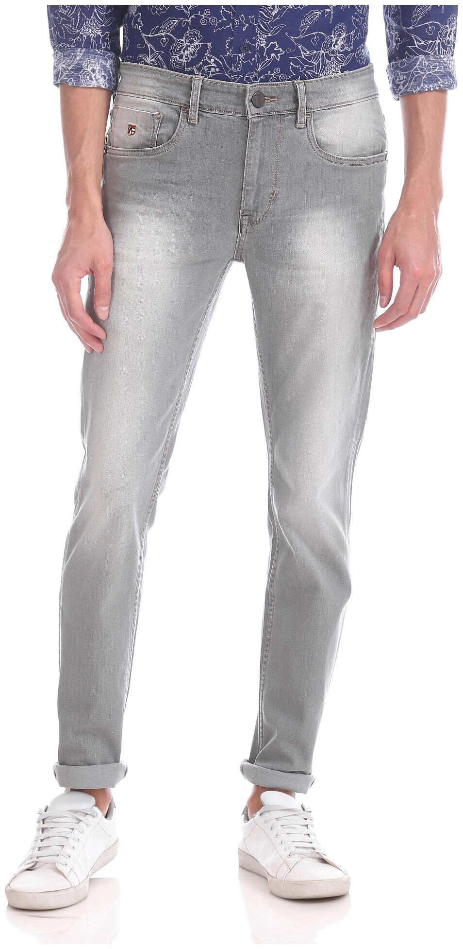 

U S Polo Assn Men Grey Skinny Fit Jeans