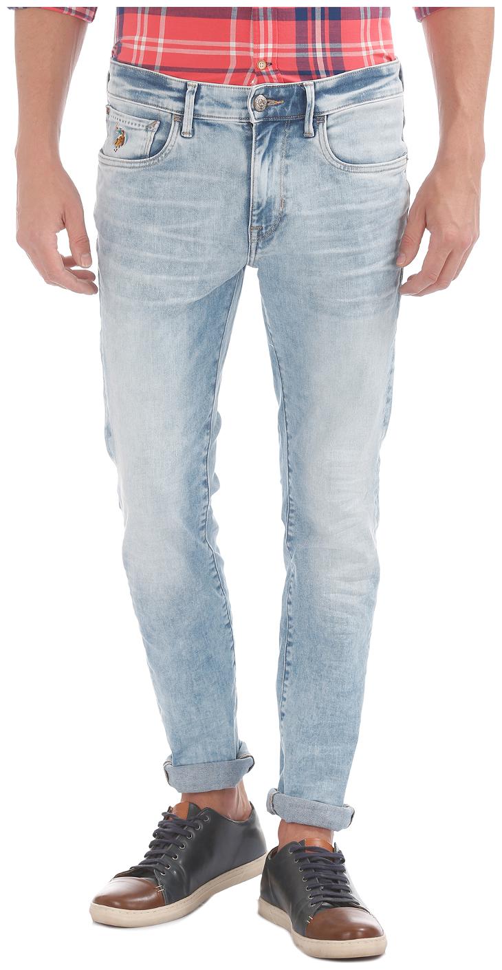 

U S Polo Assn Men Blue Skinny Fit Jeans