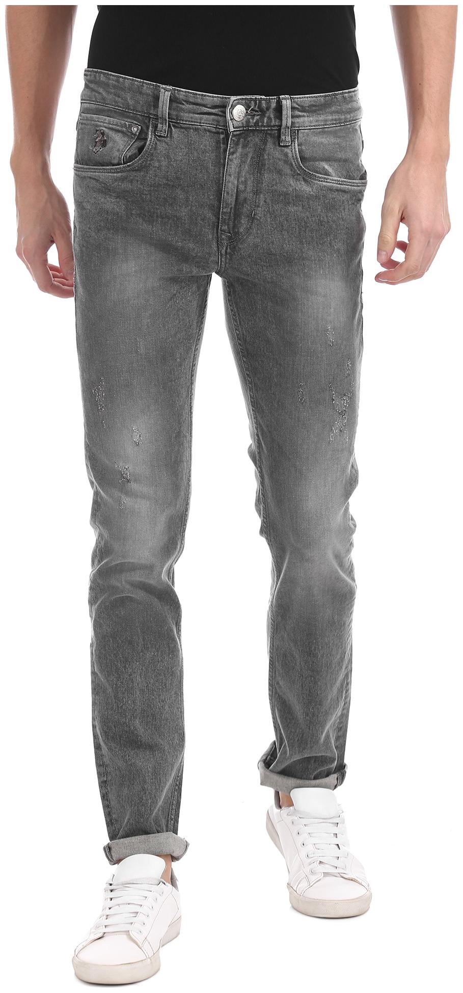 

U S Polo Assn Men Grey Skinny Fit Jeans
