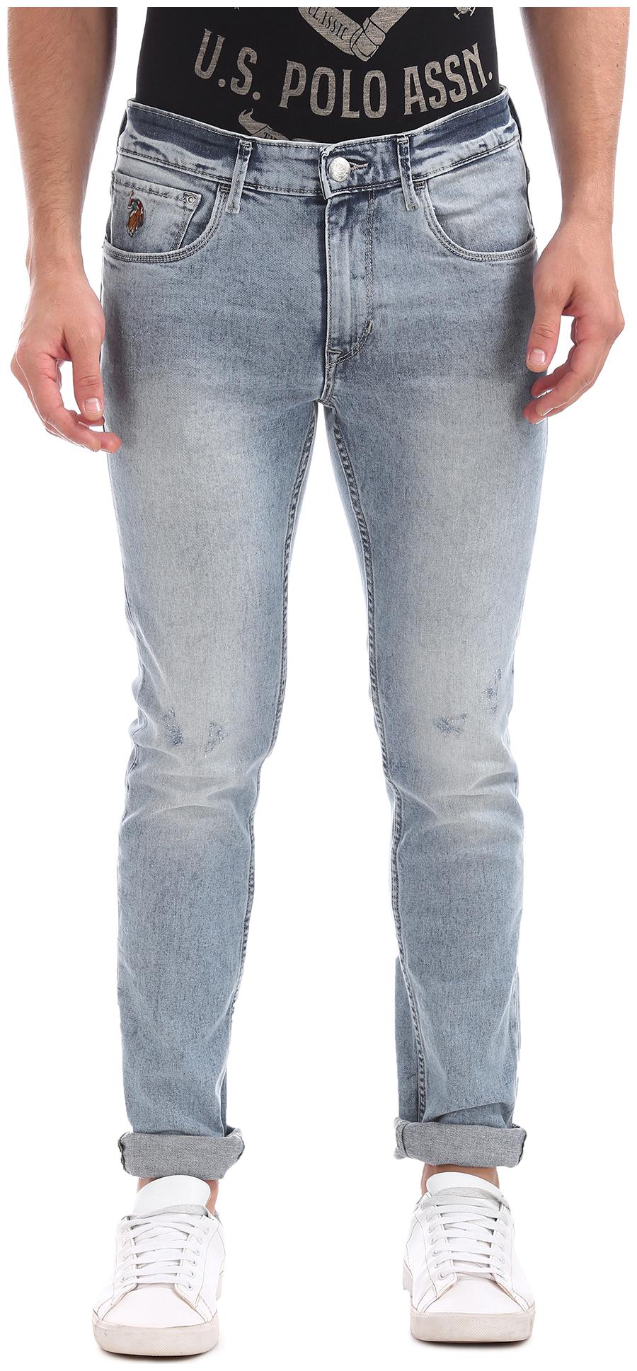 

U S Polo Assn Men Blue Skinny Fit Jeans