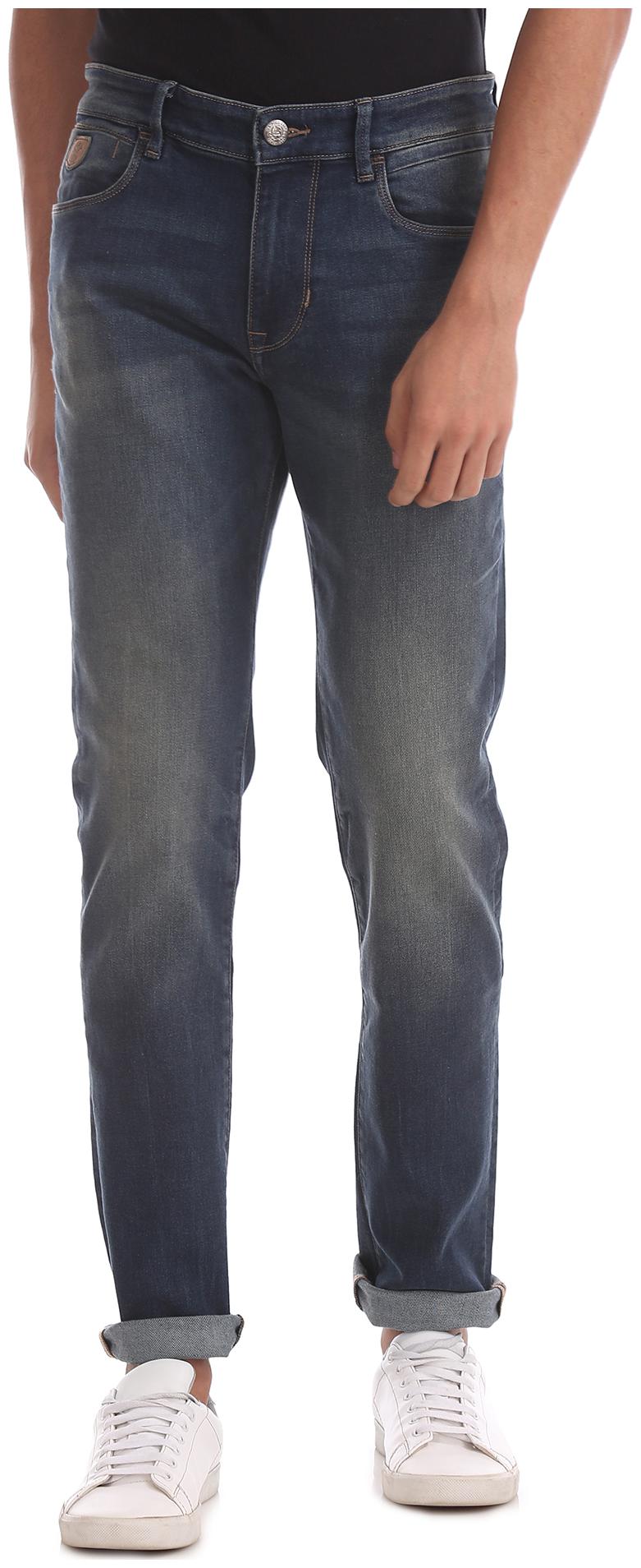 

U S Polo Assn Men Blue Tapered Fit Jeans