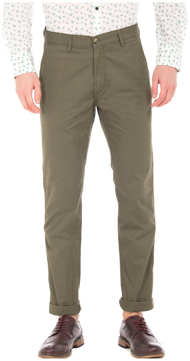 

U S Polo Assn Men Green Solid Slim fit Chinos