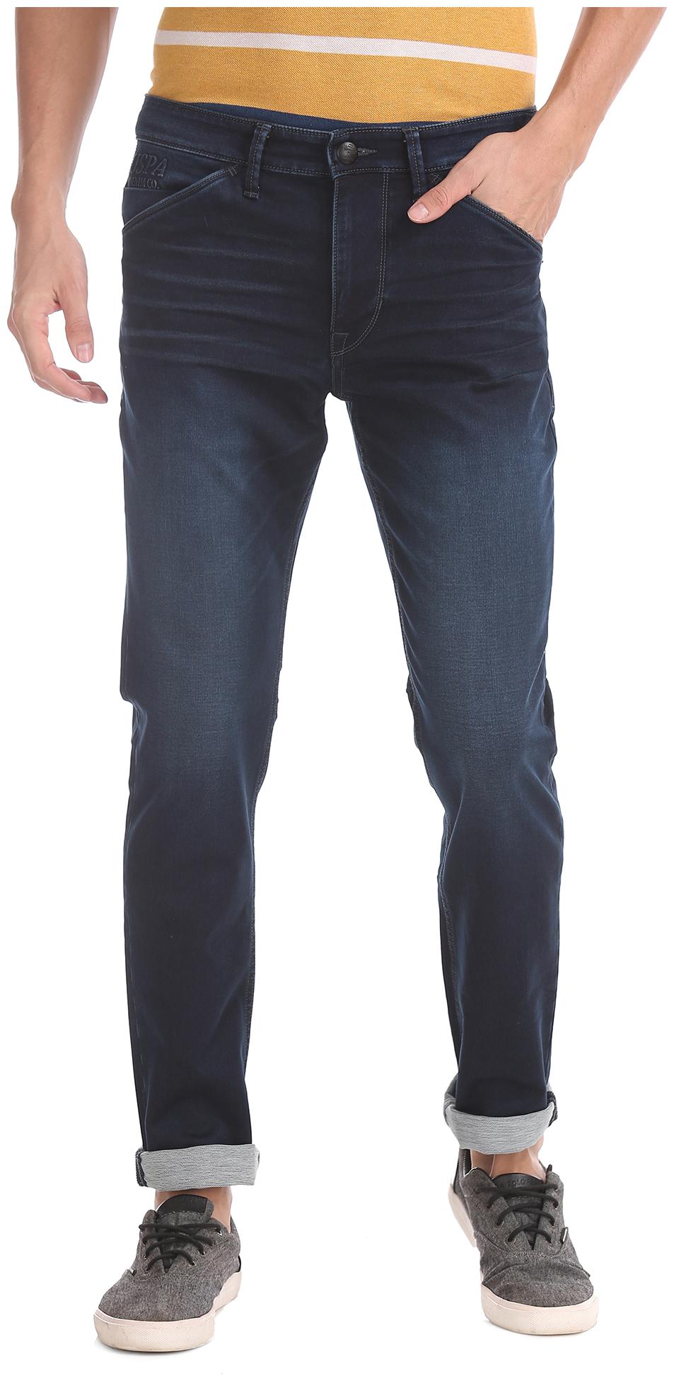 

U S Polo Assn Men Blue Tapered Fit Jeans