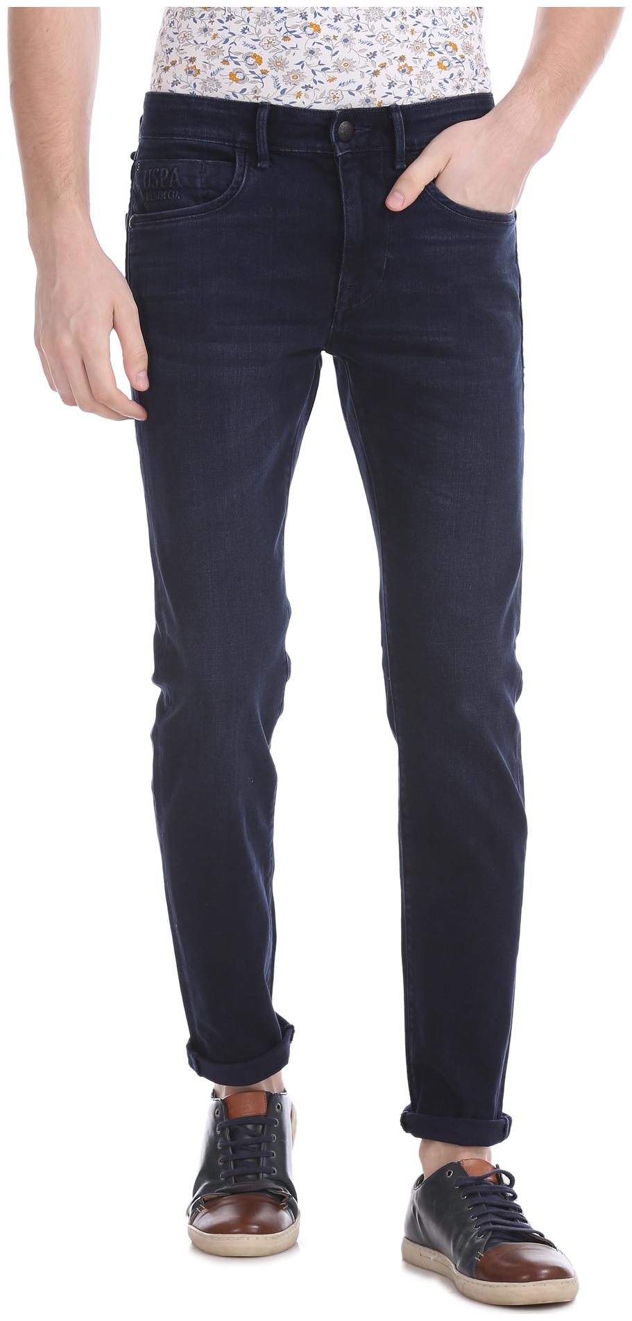 

U S Polo Assn Men Blue Skinny Fit Jeans
