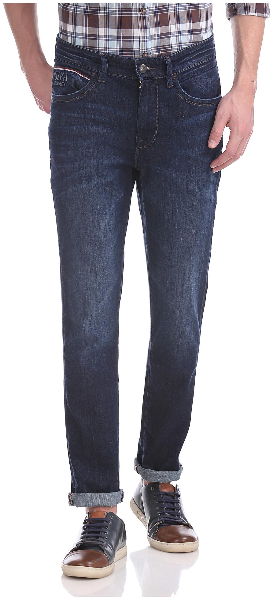 Buy U.S. Polo Assn. Men Blue Slim Fit Jeans Online at Low Prices in ...