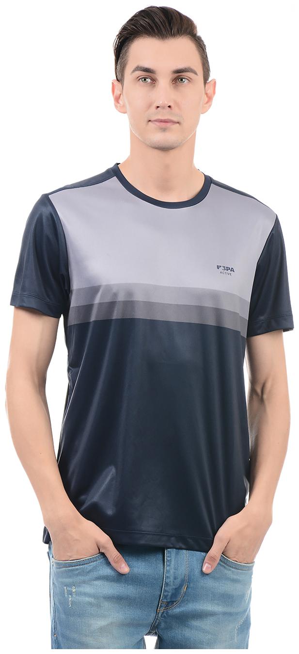 

U S Polo Assn Men Blue Regular fit Polyester Round neck T-Shirt - Pack Of 1