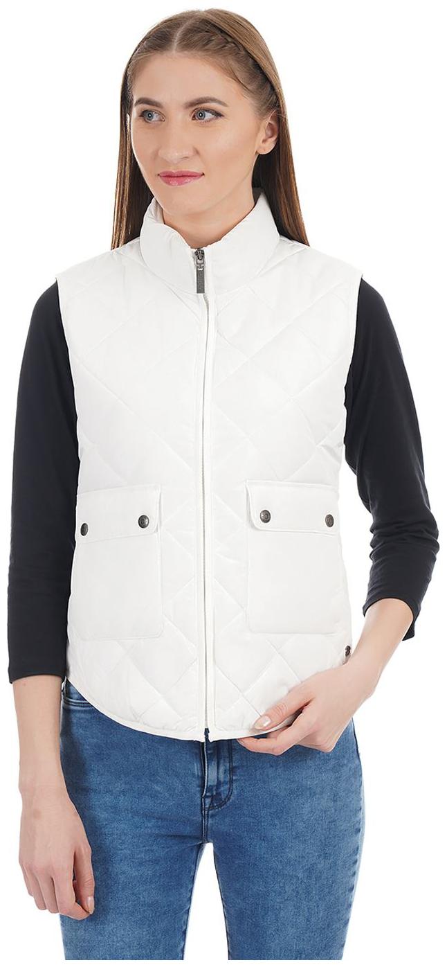 

U S Polo Assn Women Solid Regular Jacket - White