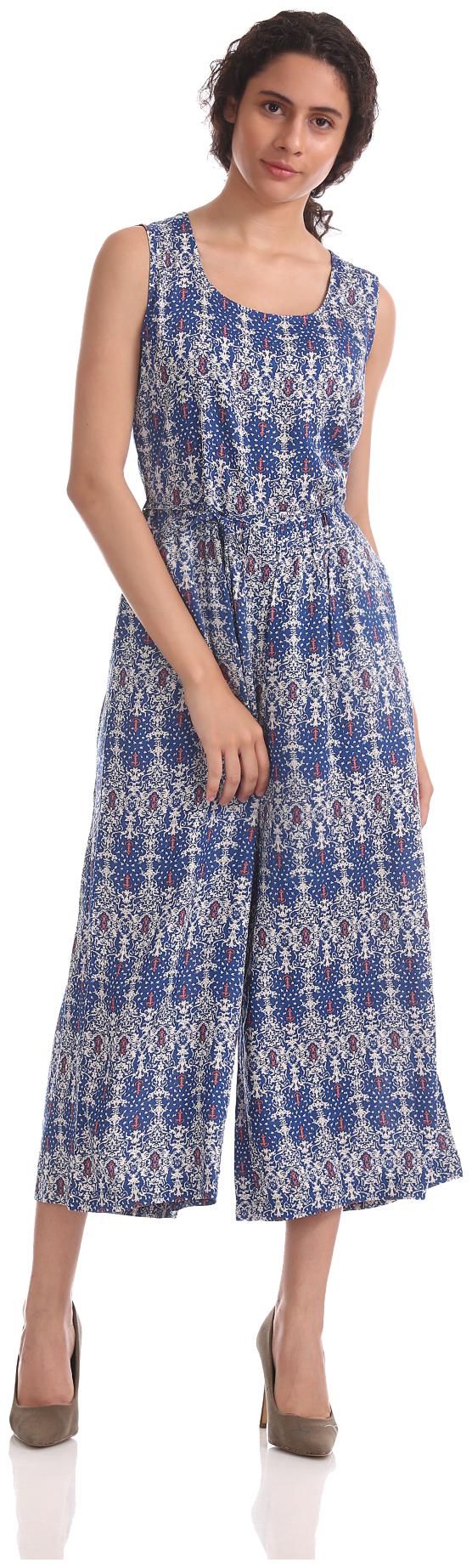 

U S Polo Assn Printed Jumpsuit - Blue