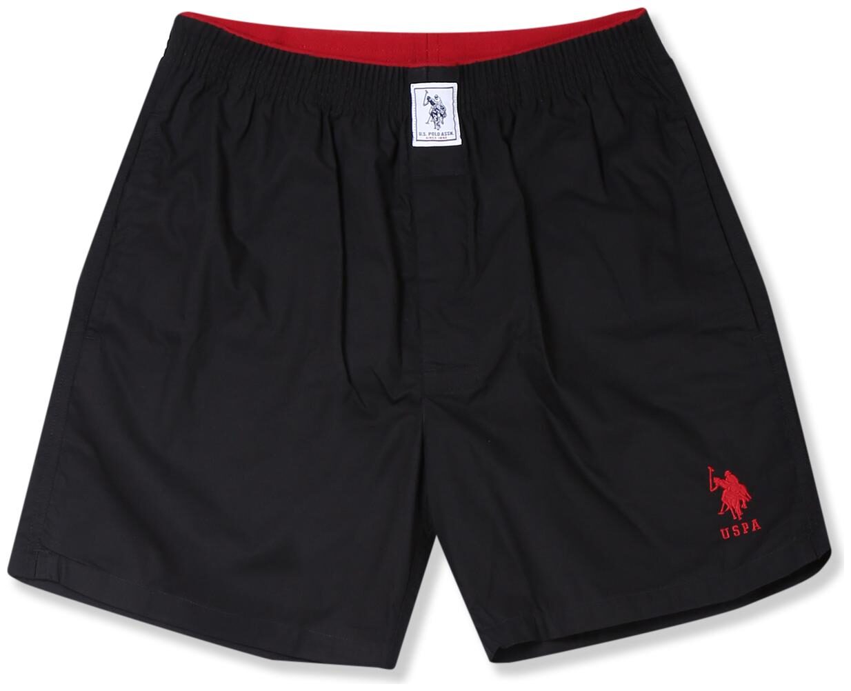 

U S Polo Assn Men Black Regular Fit Regular Shorts
