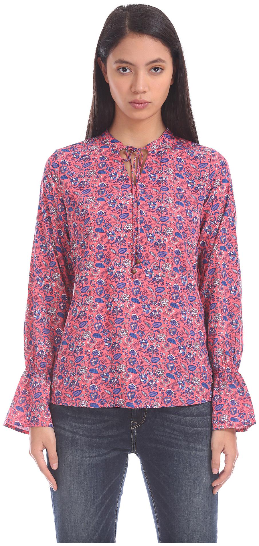 

U S Polo Assn Women Printed Regular top - Pink
