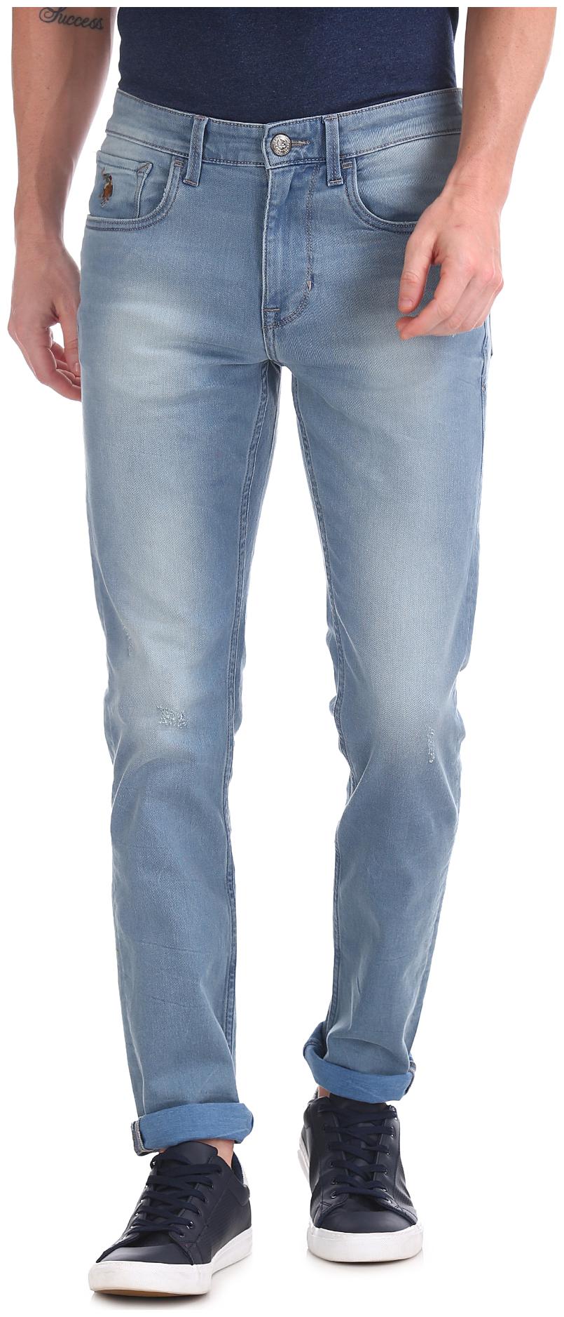 

U S Polo Assn Men Blue Skinny Fit Jeans