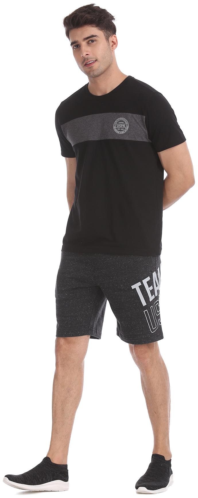 

U S Polo Assn Men Black Regular Fit Regular Shorts