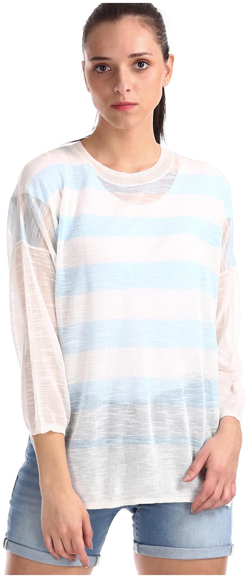 

U S Polo Assn Women Striped Regular top - White