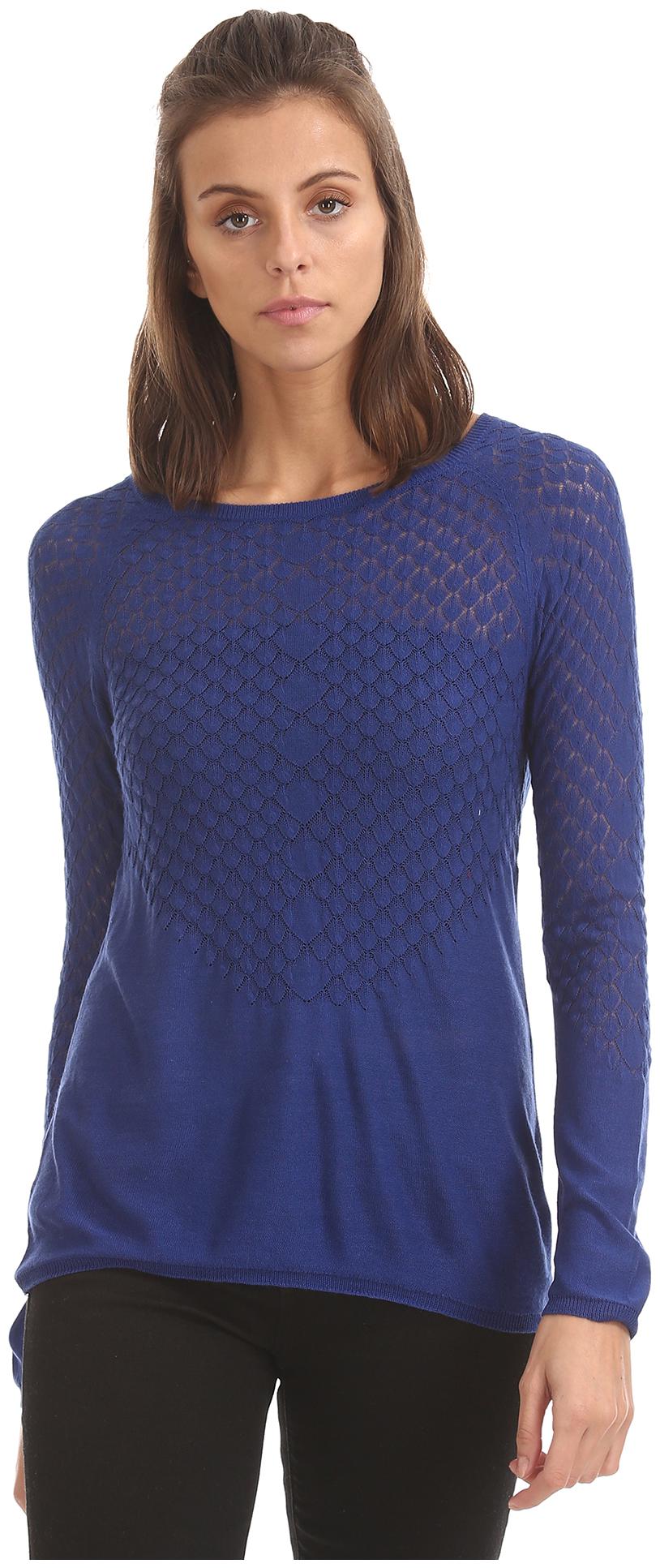 

U S Polo Assn Women Self design Regular top - Blue
