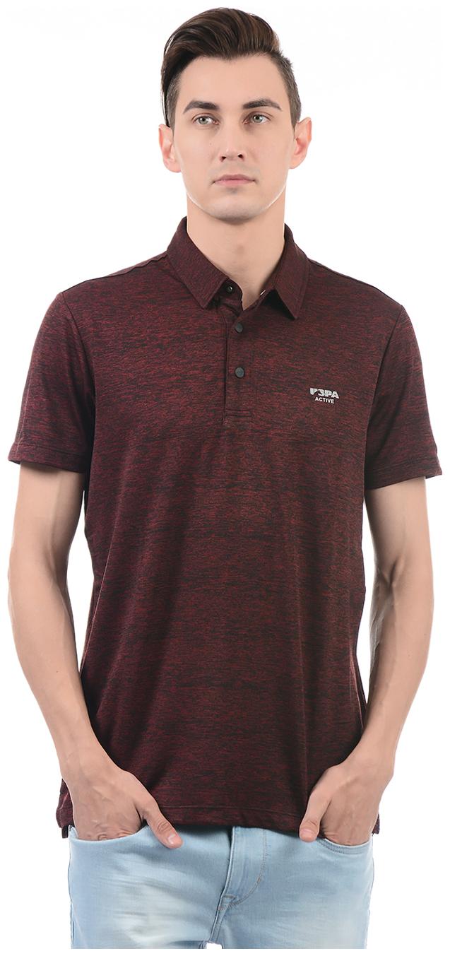 

U S Polo Assn Men Brown Regular fit Polyester Henley neck T-Shirt - Pack Of 1