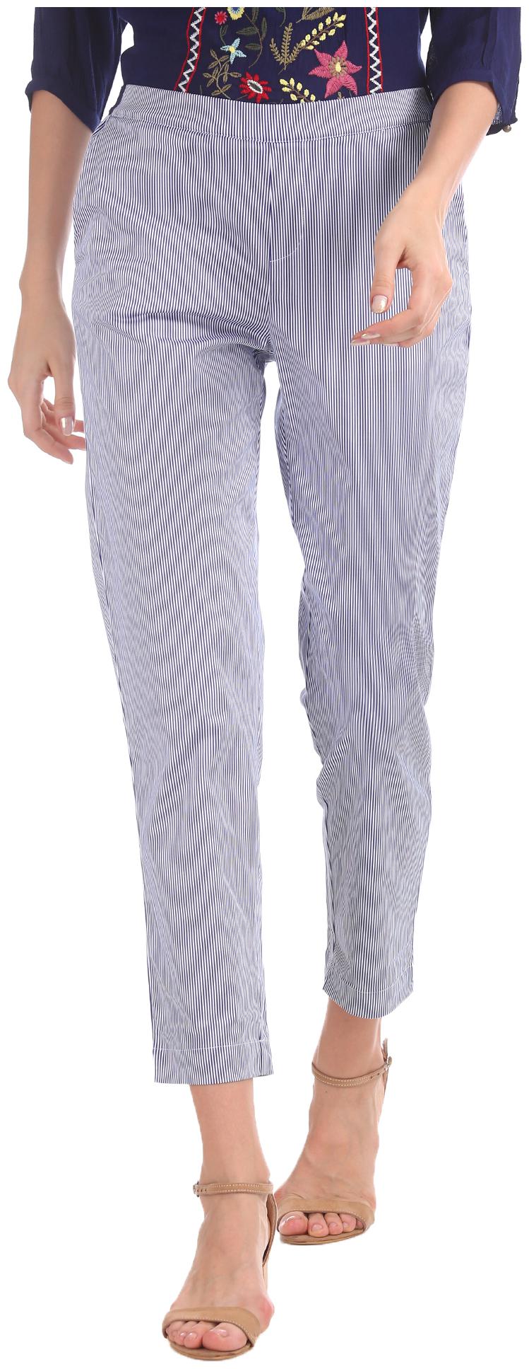 

U S Polo Assn Women Blue Slim fit Regular trousers