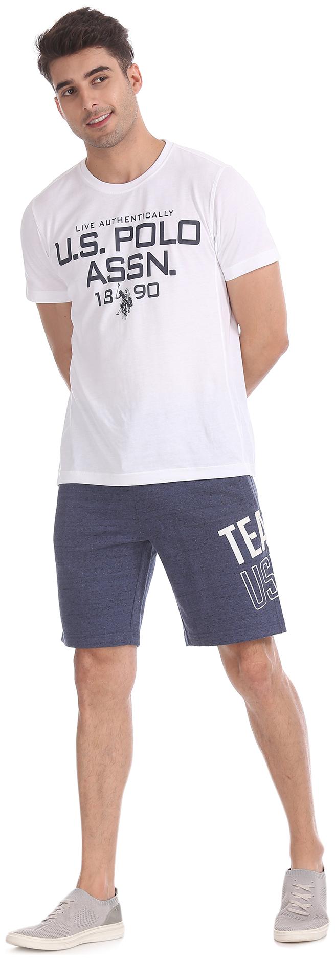 

U S Polo Assn Men Blue Regular Fit Regular Shorts