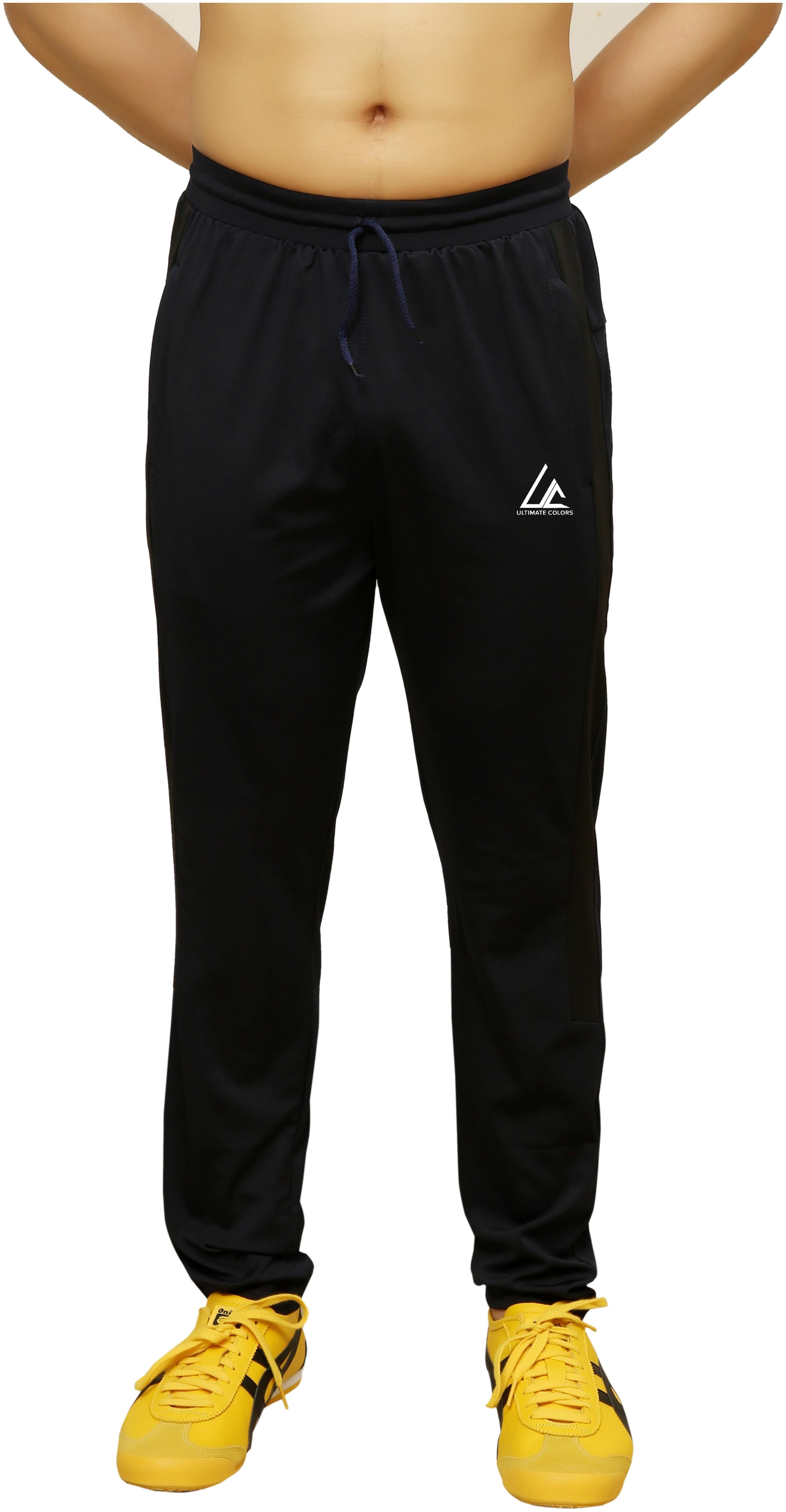 

ULTIMATECOLORS Men Blue Solid Regular fit Track pants