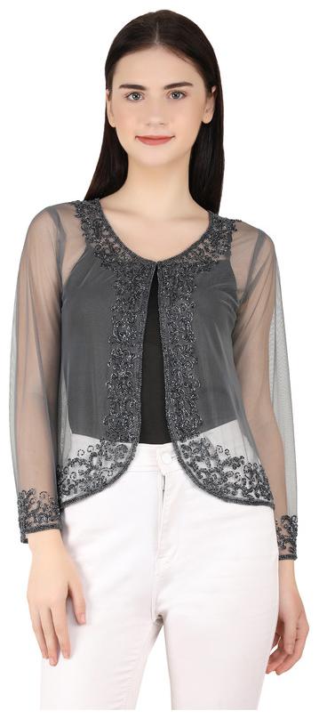 

UNFAKENOW Women Shrug - Grey