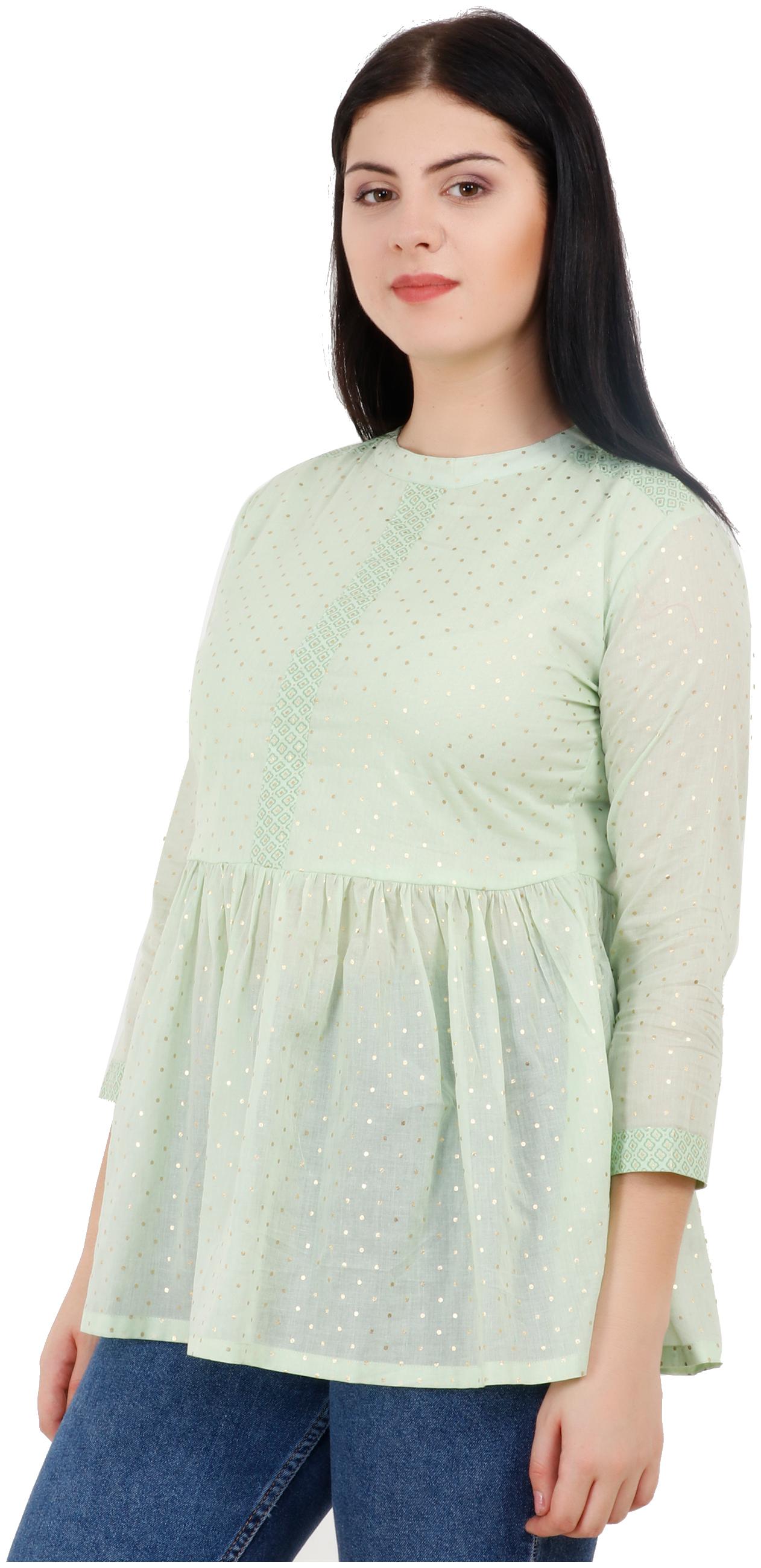 

UNFAKENOW Women Polka dots Regular tunic - Black