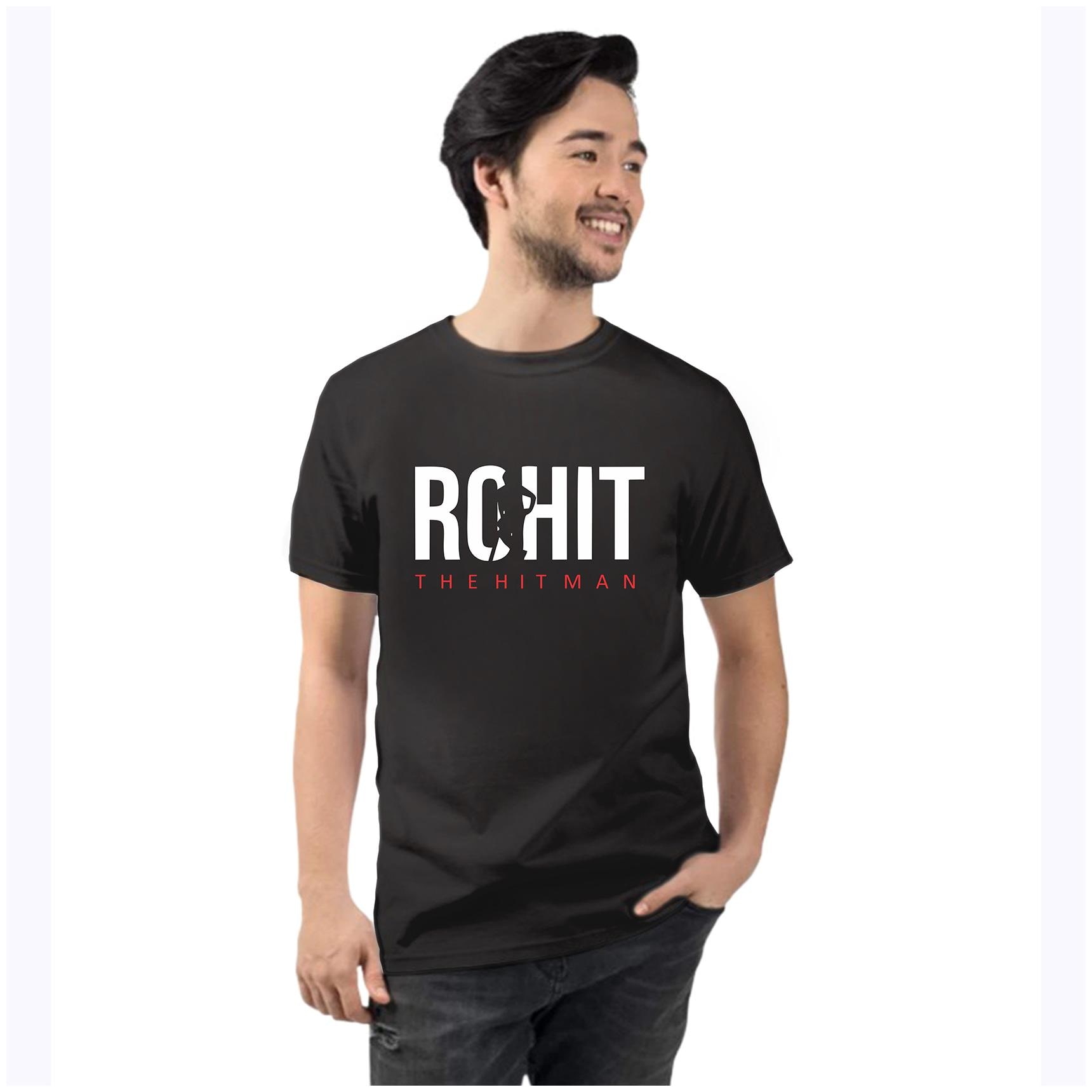 

UNIPLANET STORE Men Black Regular fit Cotton Round neck T-Shirt - Pack Of 1