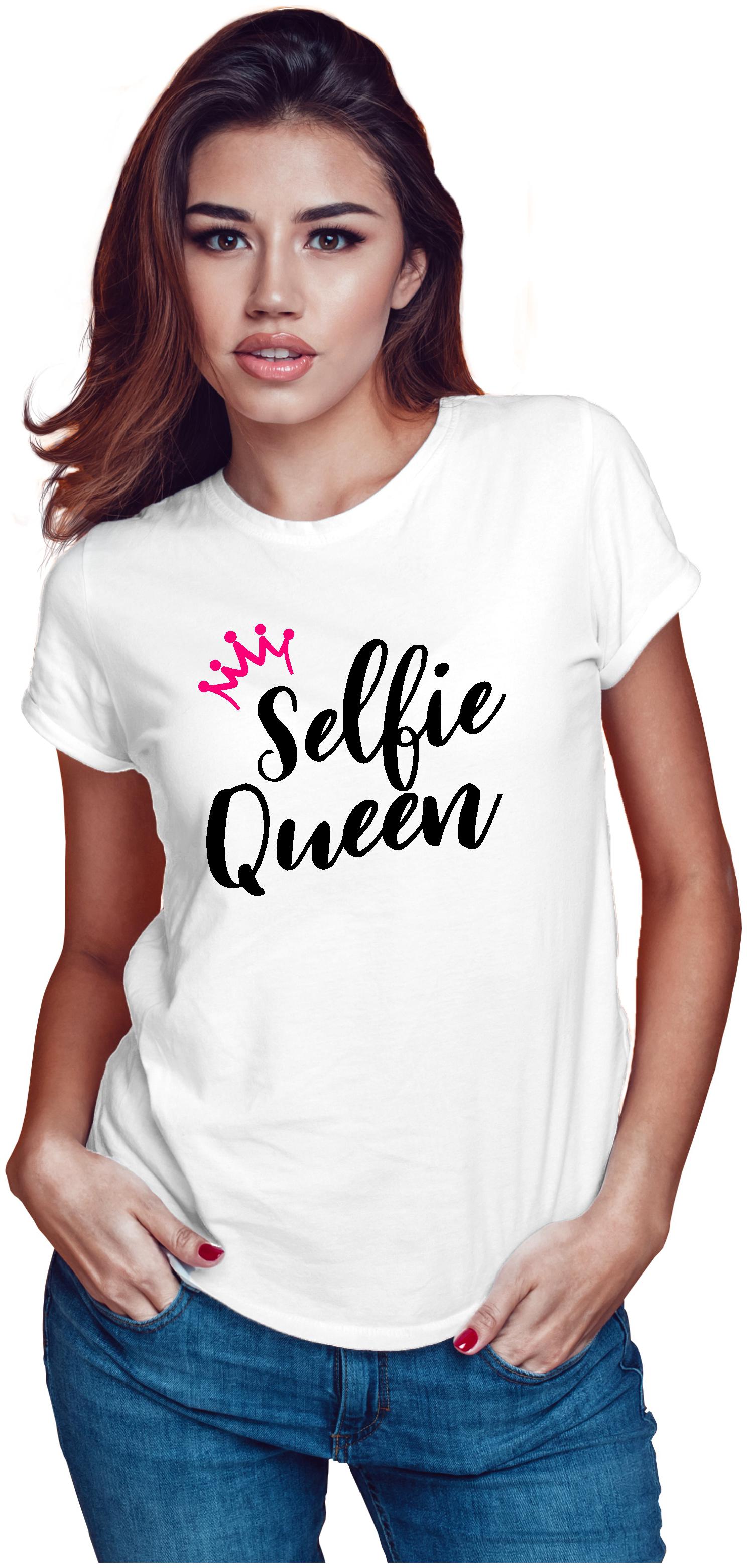 

UNIPLANET STORE Women White Regular fit Round neck Cotton T shirt
