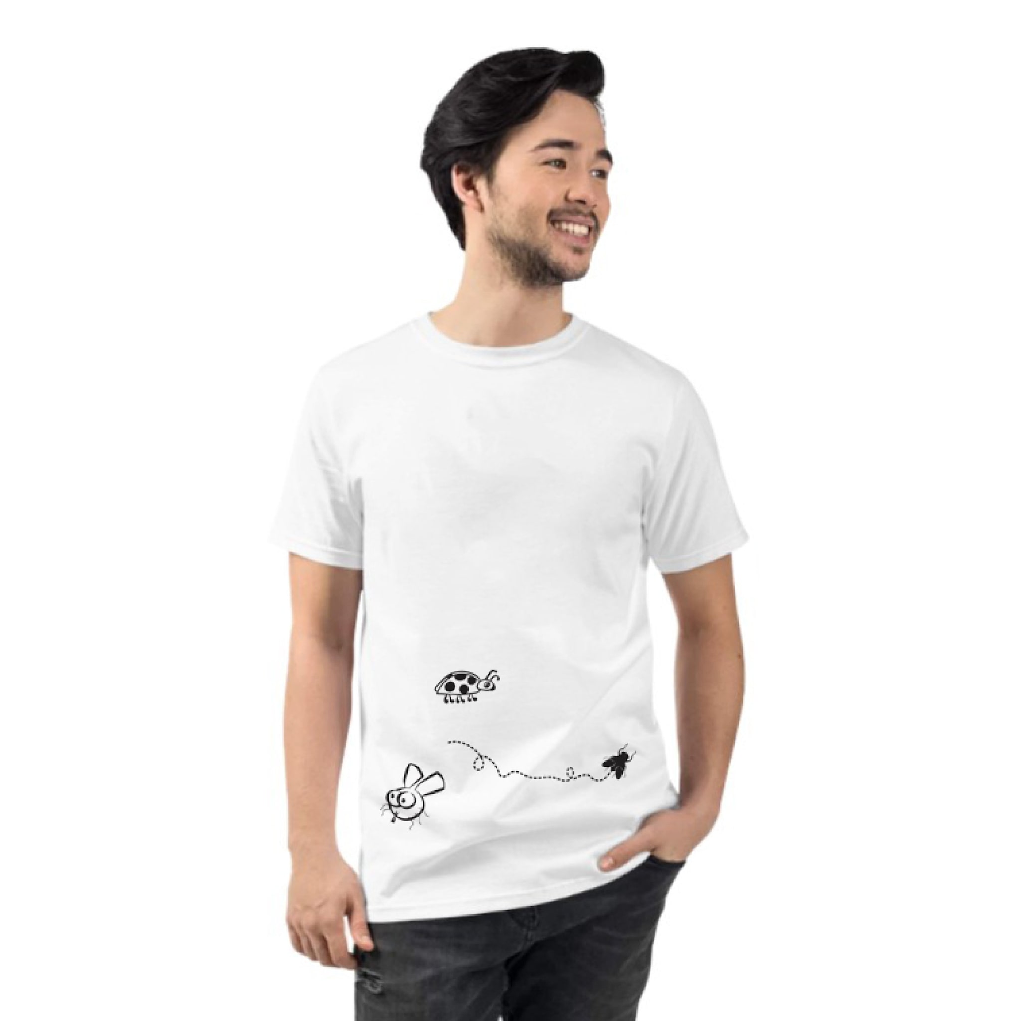

UNIPLANET STORE Men White Regular fit Cotton Round neck T-Shirt - Pack Of 1