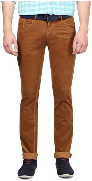 Buy University Of Oxford By People Brown Cotton Casual Trouser