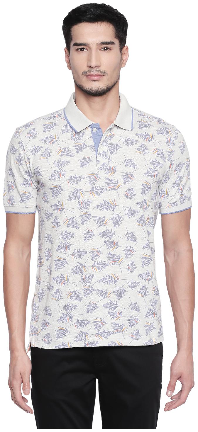 

Urban Ranger by Pantaloons Men White Slim fit Cotton Polo collar T-Shirt - Pack Of 1