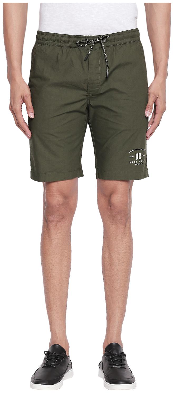 

Urban Ranger by Pantaloons Men Green Regular Fit Regular Shorts