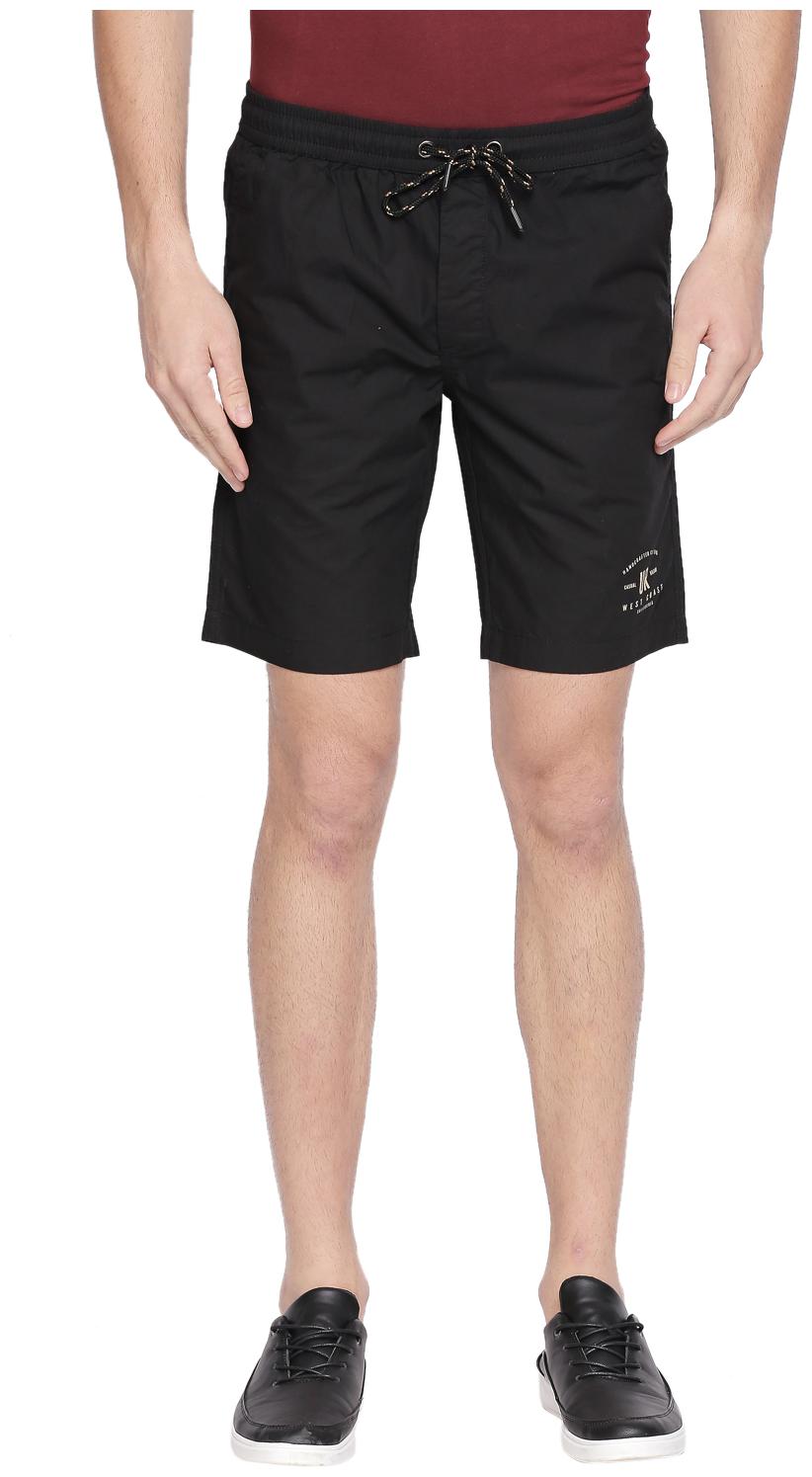 

Urban Ranger by Pantaloons Men Black Regular Fit Regular Shorts